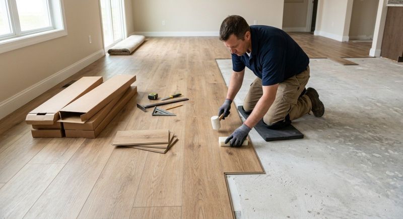 Linoleum Floor Installation in Frisco, TX