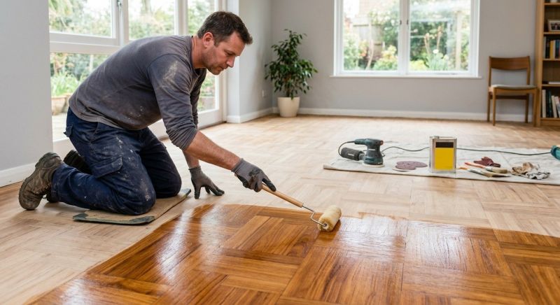 Parquet Floor Refinishing in Olathe, KS