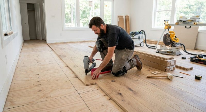 Walnut Flooring Installation in San Antonio, TX